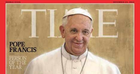 Pope Francis named Time Magazines Person of the Year