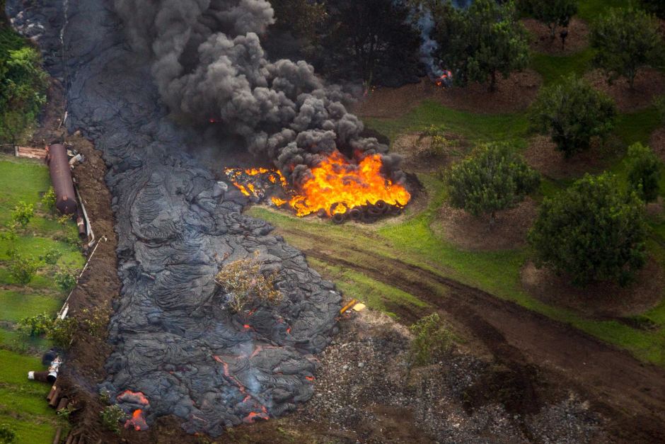 Kilauea Volcano Erupts